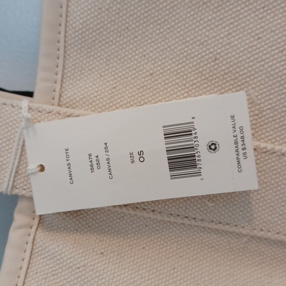 Tory Burch Canvas Tote NEW - Picture 2 of 6